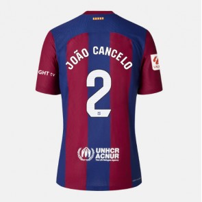 Lacne Ženy Futbalové dres Barcelona Joao Cancelo #2 2023-24 Krátky Rukáv - Domáci